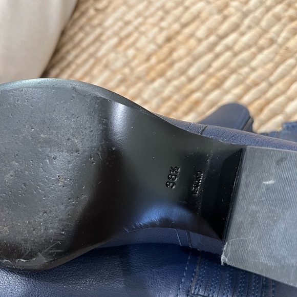 Alexander Wang Kane Boot Leather Boot Navy’s - Picture 5 of 7